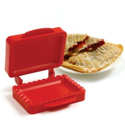 Norpro Mini Pocket Pie Mold Red Pastry Pizza Baking 4.5'' X 3'' Pies (2-Pack)