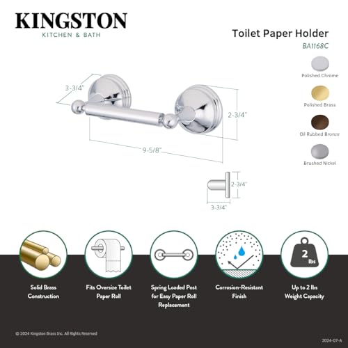 Kingston Brass BA1168SN Vintage Toilet Paper Holder  Brushed Nickel