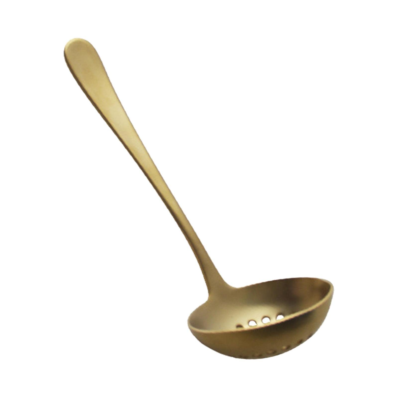 Ujeavette Thickened Stainless Steel Cooking Spoon For Restaurant Buffet Hot Pots Colander