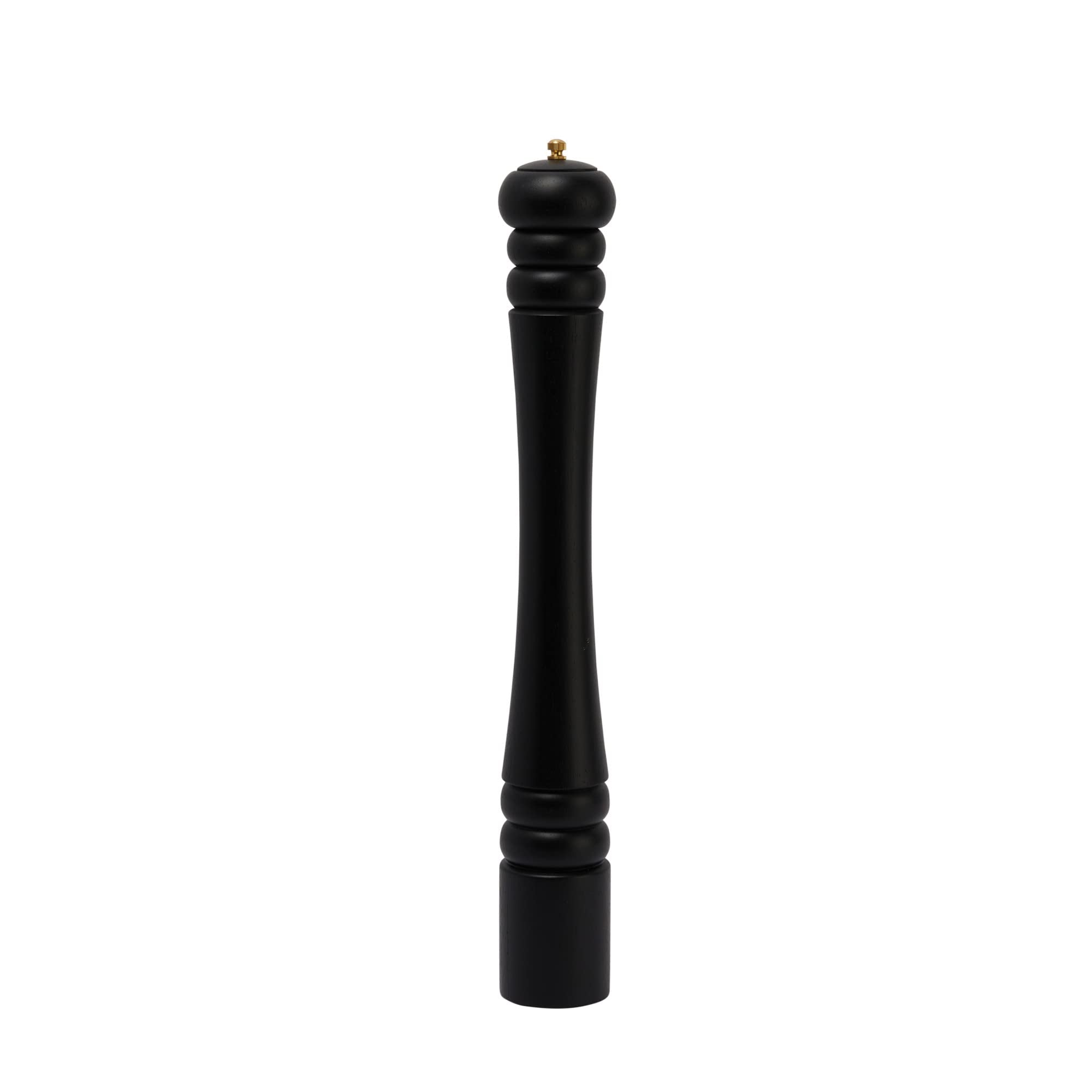 Bloomingville Modern Wood, Matte Black Salt And Pepper Mill