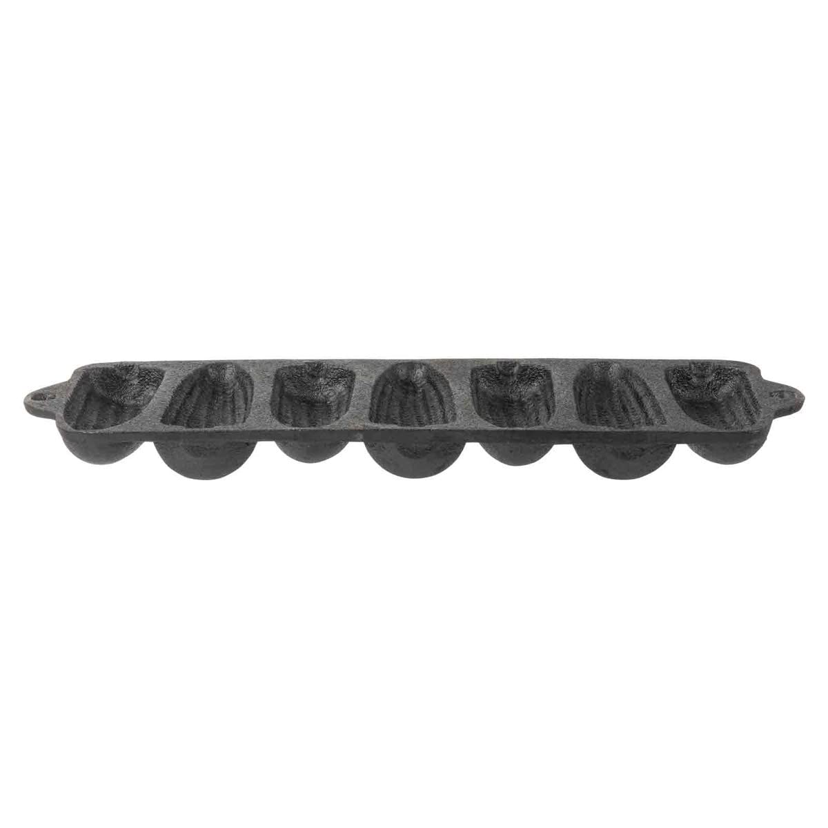 Tablecraft 11034 Corn Bread Loaf Pan, 11.875-Inch Length, Cast Iron