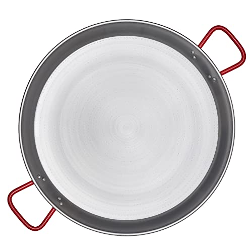 Garcima 22-Inch Carbon Steel Paella Pan, 55Cm