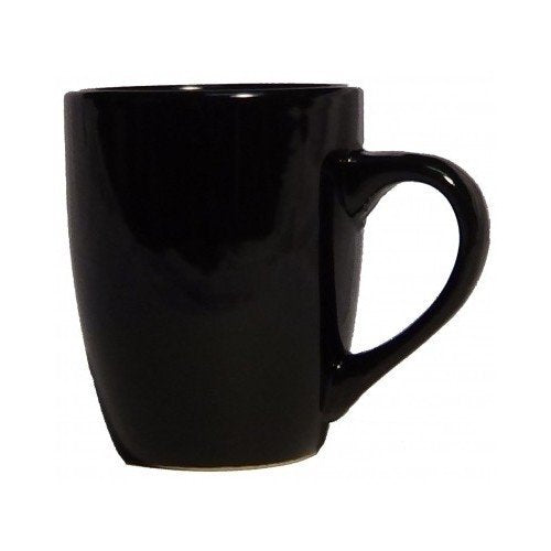 Greenbrier International Classic Stoneware Mug, 12 oz., Black