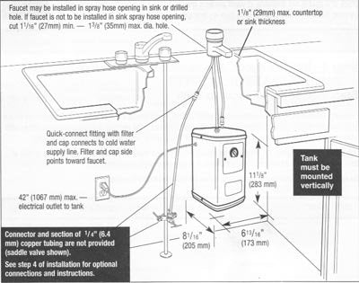 Westbrass D271-Nl-26 Velosah 9'' 1-Handle Hot Water Dispenser Faucet (Tank Sold Separately), Polished Chrome