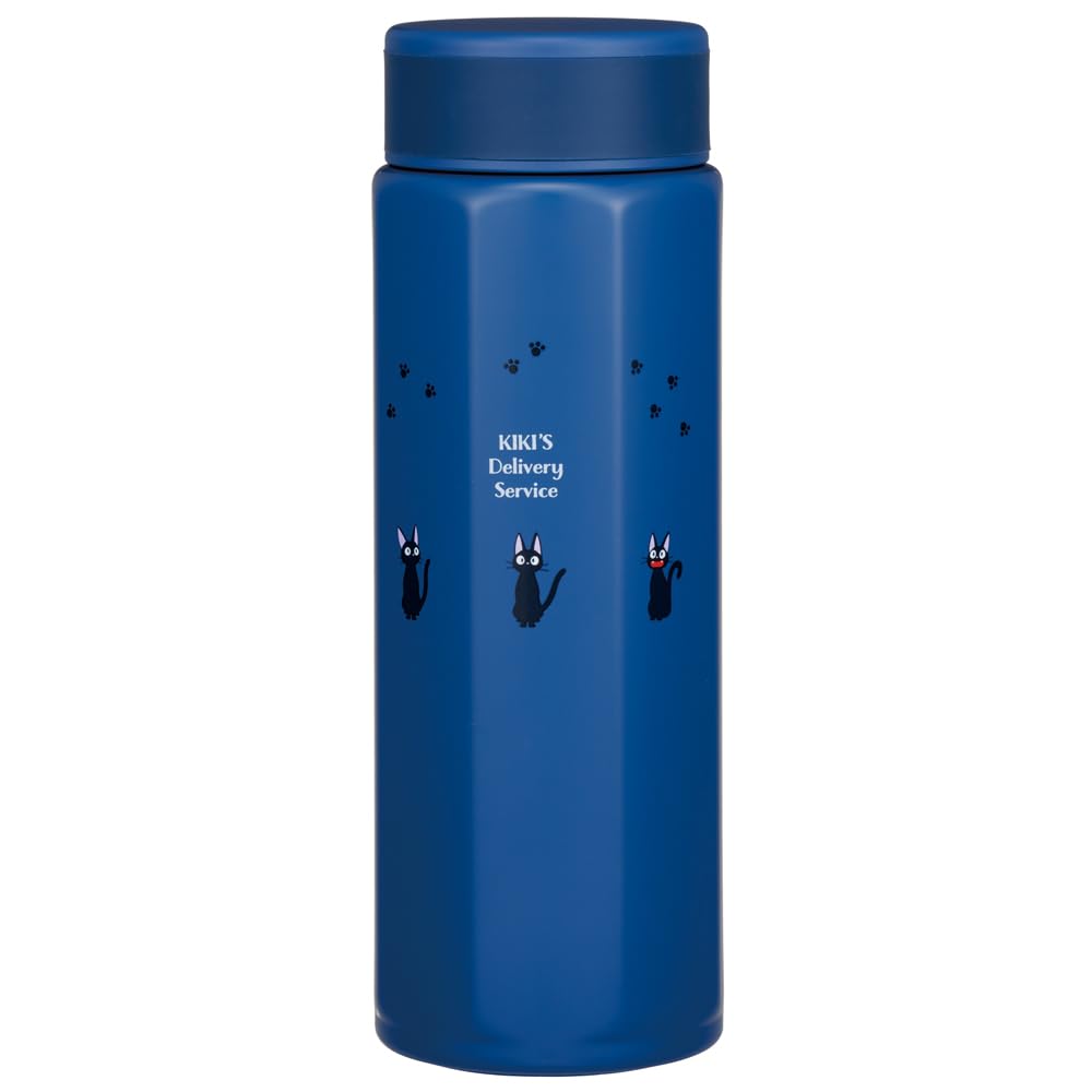 Skater STO5A Stainless Steel Mug Bottle, 16.9 fl oz (500 ml), Easy to Hold, Octagonal, Kikis Delivery Service, Studio Ghibli, 