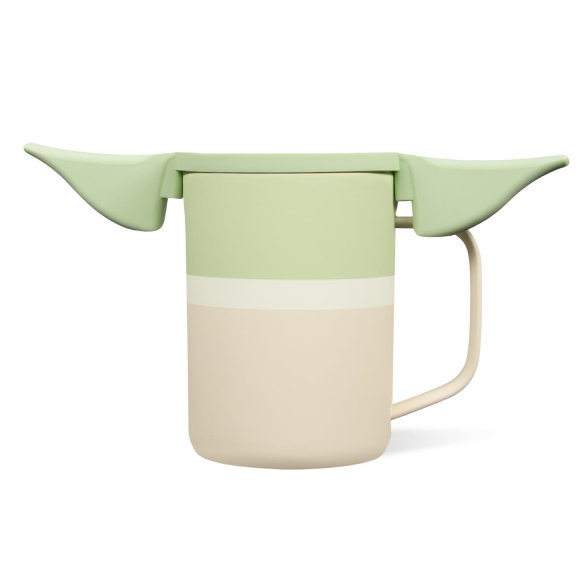 Corkcicle Star Wars Grogu Baby Yoda Insulated Coffee Mug, Triple Insulated Stainless Steel, Easy Grip, Non-slip Bottom, Keeps Be