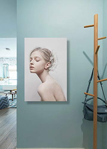Looife Beauty Potrait Canvas Wall Art, 12X16 Inch Body Art Giclee Prints Wall Decor For Living Room, Bedroom, Office And Hotel