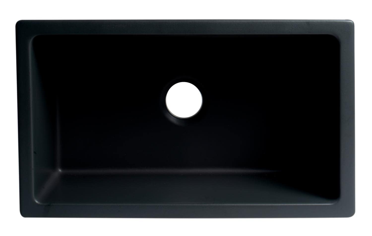 Alfi Brand Ab3018Hs-Bm Kitchen Sink, Black Matte