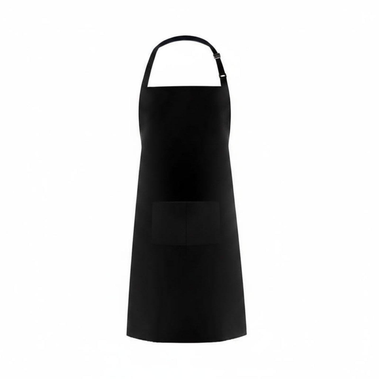 Merishopp Easy To Clean Waterproof Apron Longlasting Extra Large Apron Adjustable Straps Work Gear For Barbecue, Gardening, Bla