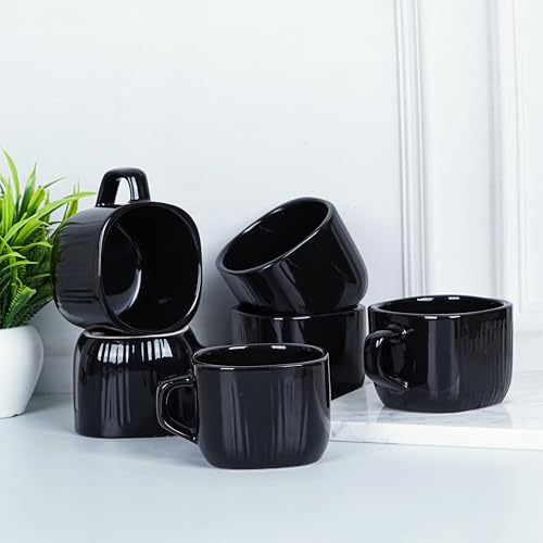 Data Zen Mug In Black, Set Of 6