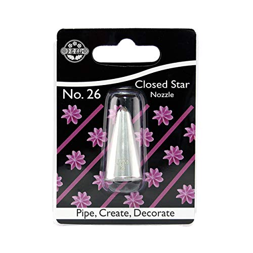 Jem Closed Star Piping Nozzle Decorating Tip. #26