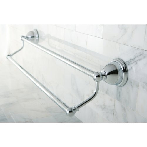 Kingston Brass Ba396318C Restoration 18'' Dual Towel Bar, Polished Chrome