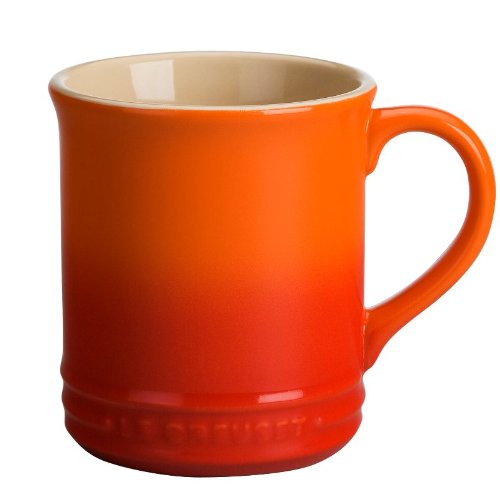 Le Creuset Stoneware Vancouver Mug, 14 Oz., Flame