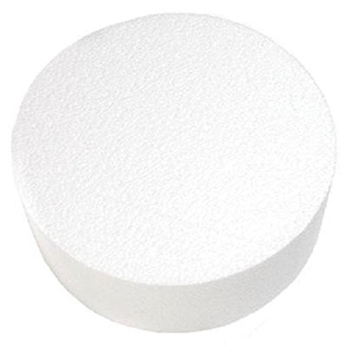 Oasis Supply Dummy Round Cake, 18 x 2, White