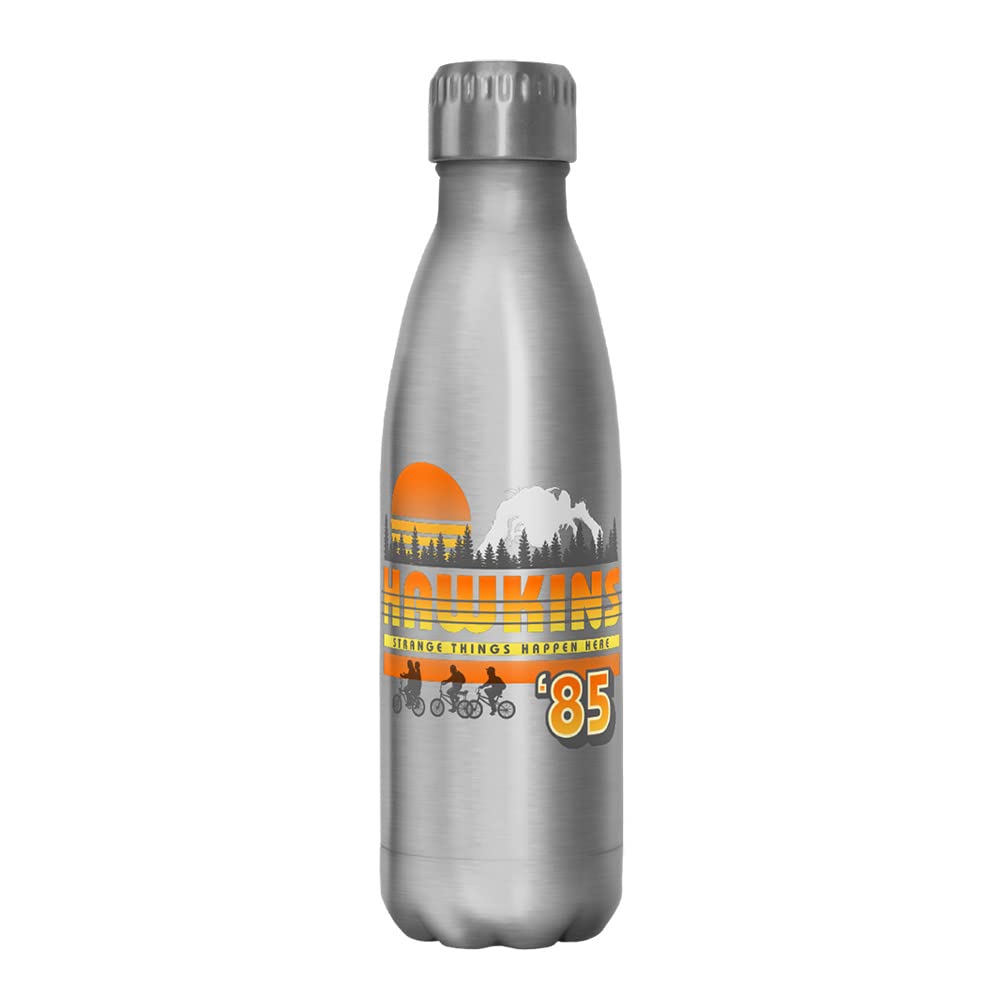 Netflix Stranger Things Hawkins Vintage Sunsnet 17 oz Stainless Steel Bottle