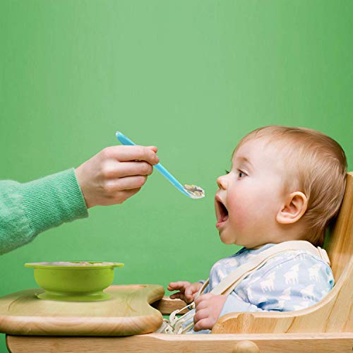 Pandaear Baby Silicone Soft Spoons| Training Feeding For Kids Toddlers Children And Infants| Bpa Free 6 Pack| Baby Led Weaning S