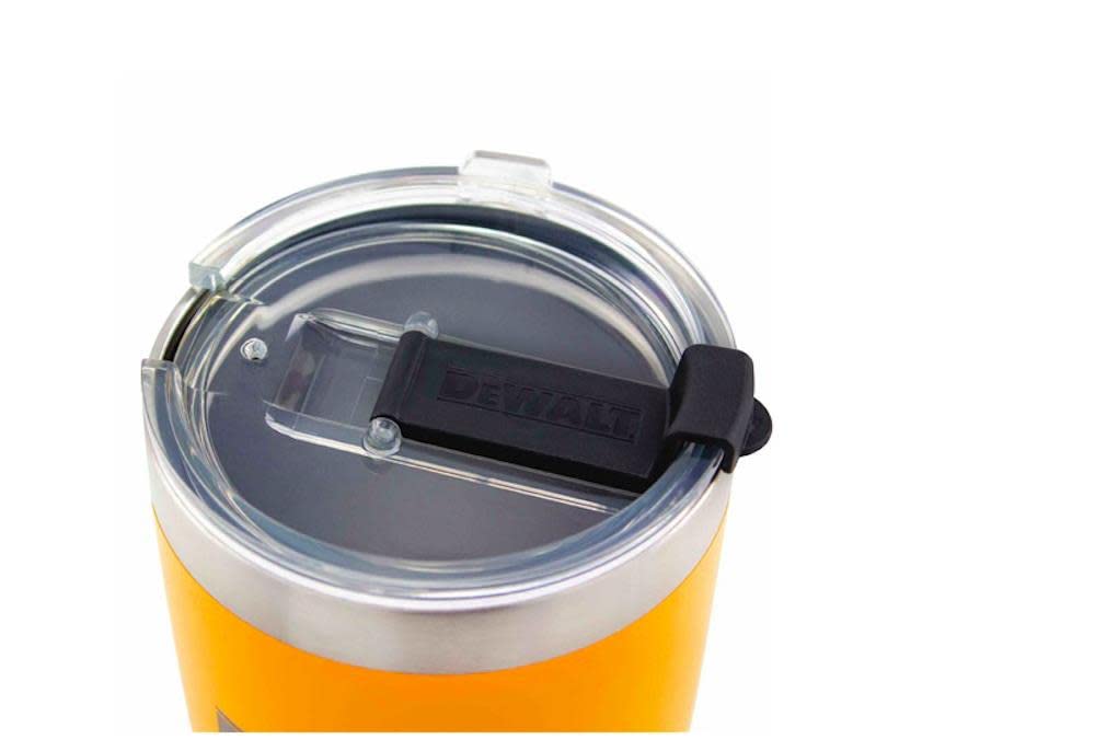 Dewalt 30 Oz. Yellow Powder Coated Tumbler