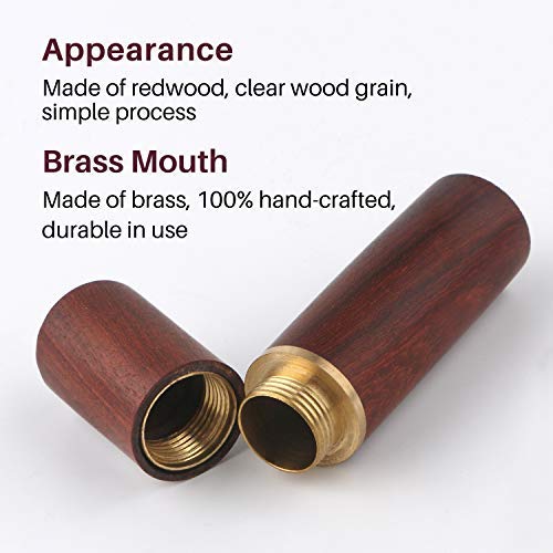 Geilihome 3Pcs Portable Wood Toothpick Holder Mini Toothpick Box Pocket Toothpick Holder (Multi-Color)