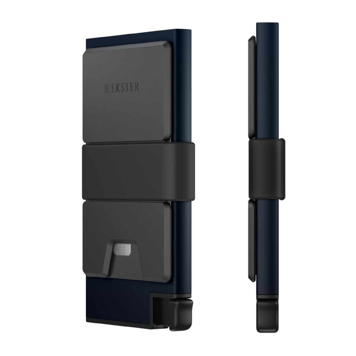 Ekster Aluminum Cardholder - 02-Inch Slim Minimalist Wallet - Expandable Backplate, Rfid Blocking Layer, Durable Space-Grade 606