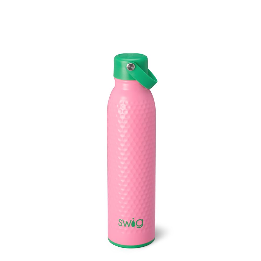 Swig Life 20oz Insulated Water Bottle with Handle, Azalea Golf Ball