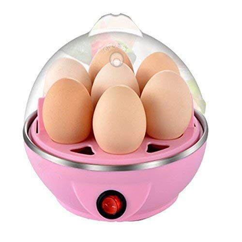 Teblite Plastic Egg Boiler Electric Automatic Off 7 Egg Poacher For Steaming,Cooking Also Boiling&Frying (Multicolor)