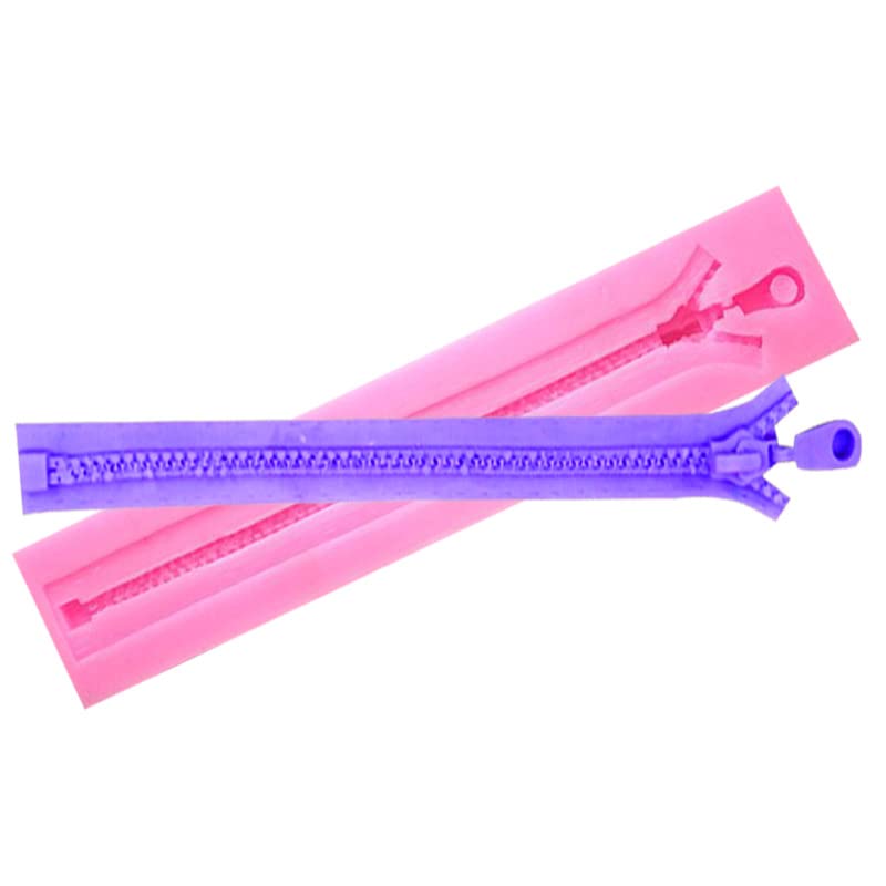 Guratapa 3Pcs Zipper Chain Silicone Molds For Diy Fondant Candy Making Chocolate Mold Desserts Ice Cube Gum Clay Biscuit Plaster