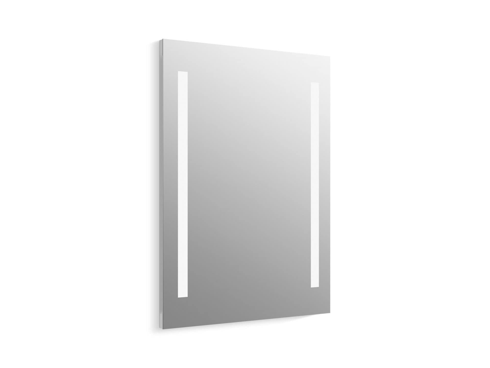 KOHLER 99571-TLC-NA Verdera 24 W x 33 H Bathroom Mirror with Lights, Surface Mount Bathroom Wall Mirror