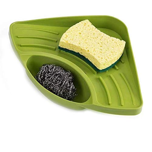 Deepashri Multipurpose Must Have Corner Sink Wash Basin Storage Organizer Dish Drainer Kitchen Rack Dish Drainer Kitchen Rack (P