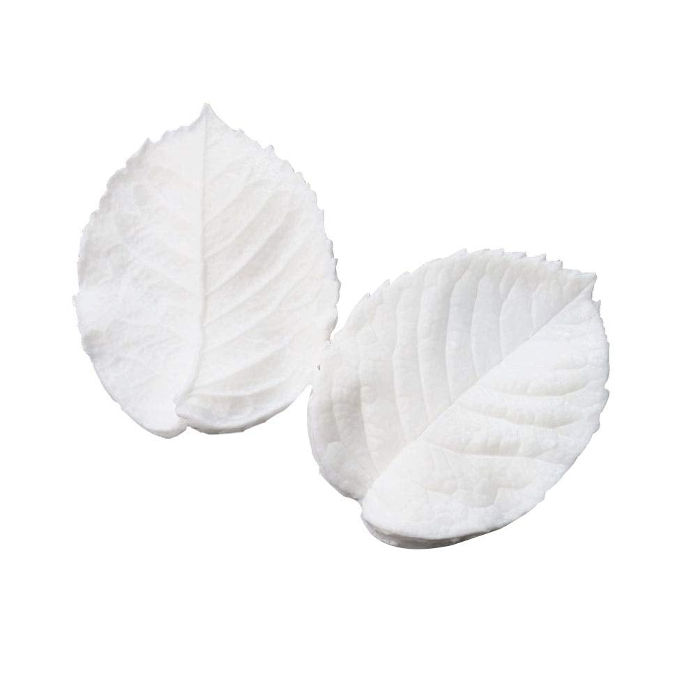 Kalaien Leaf Petal Veiner Gum Paste Mold Sugar Craft Tools Rose Flower Leaf Vein Double Veiners Mold