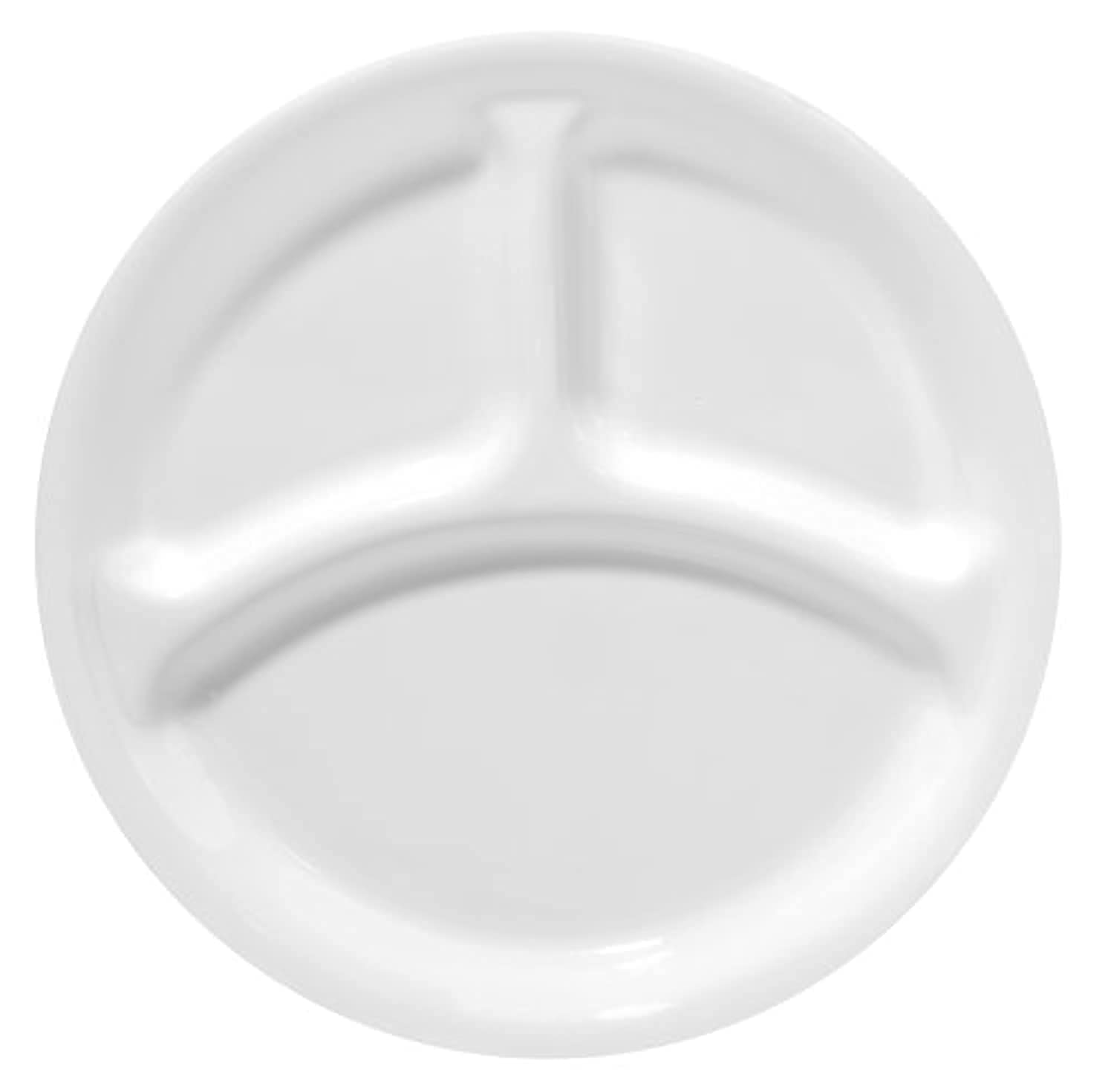 Corelle Livingware Winter Frost White 10-1/4 Divided Dinner Plate, 1 Lb