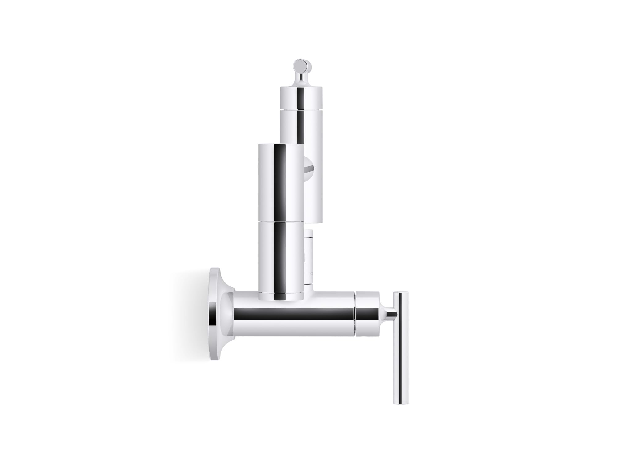 Kohler 35745-Cp Contemporary Style Wall-Mount Pot Filler, Pot Filler Faucet, Kitchen Sink Pot Filler Faucets, Polished Chrome