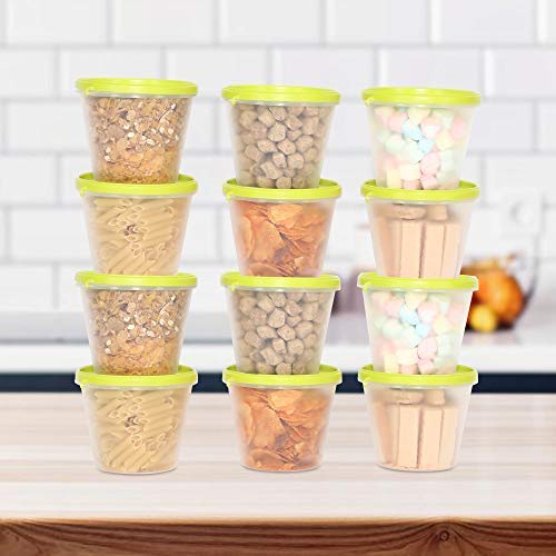 Cutting Edge Nesterware 1000Ml Stackable Food Container (Set Of 12, Green)