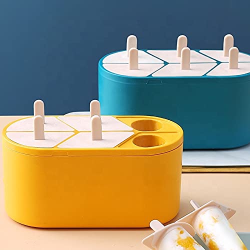 Premium Bpa Free Popsicle Moulds, 6 Pieces Ice Pop Mold - Reusable Easy Release Small Ice Pop Maker Molds (Great For Babies, Tod