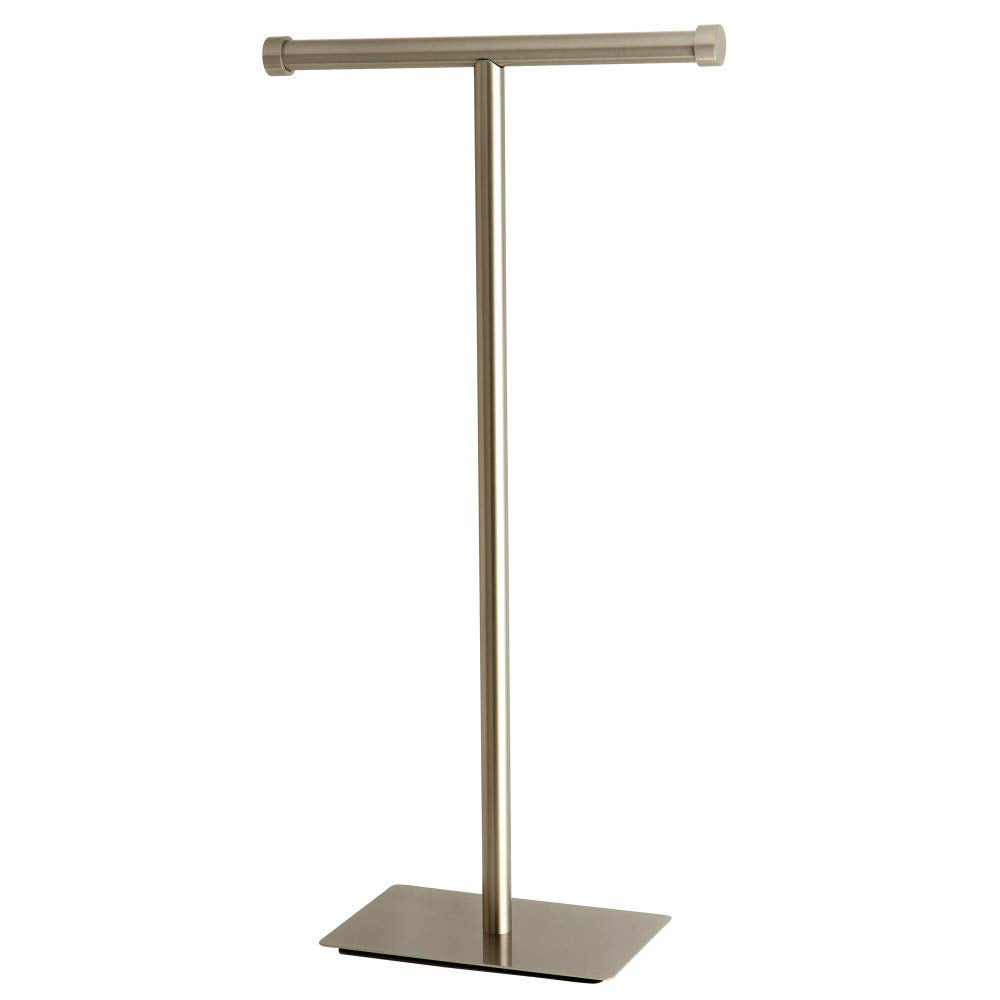 Kingston Brass CC8108 Claremont Freestanding Toilet Paper Stand  Brushed Nickel
