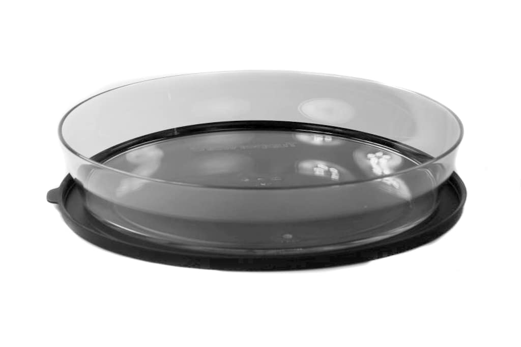 Tupperware Clear Collection Classic Royal Tafelperle Bowl 2.0 L Flat Black