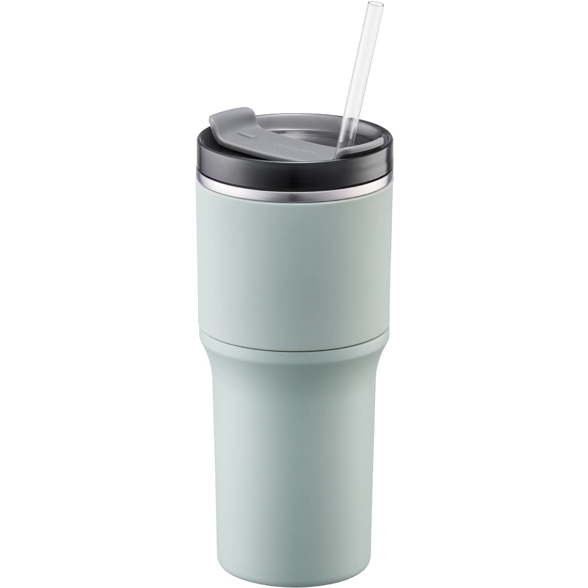 LocknLock Metro Tumbler Stainless Steel Double Wall Insulated with Nonslip grip, Lid, 22 oz, Mint