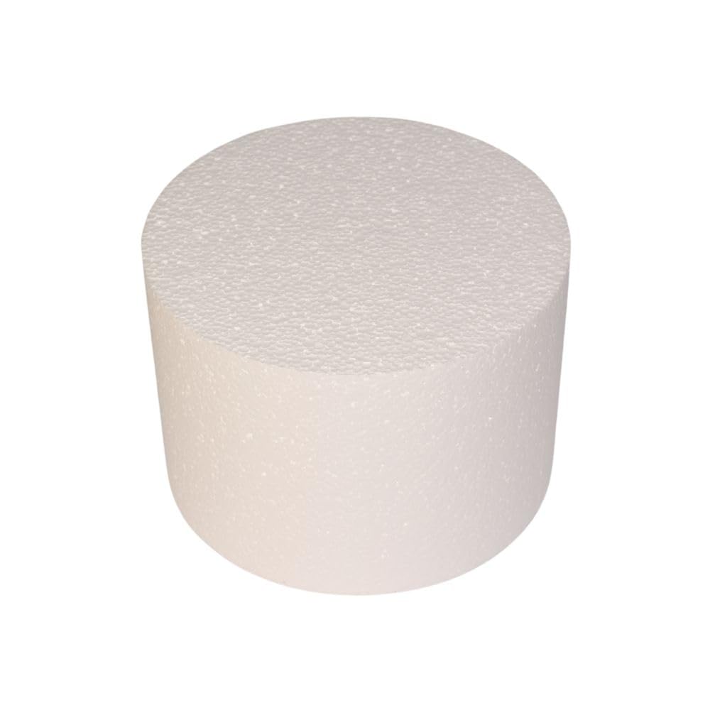 Oasis Supply Dummy Round Cake, 7 x 5, White