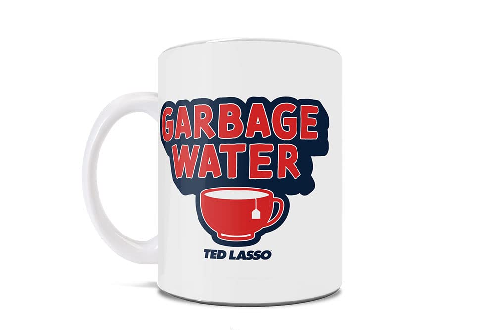 Trend Setters Ted Lasso - Garbage Water - One 11 oz Ceramic Coffee Mug - Officially Licensed Merchandise - Perfect for Gifting o