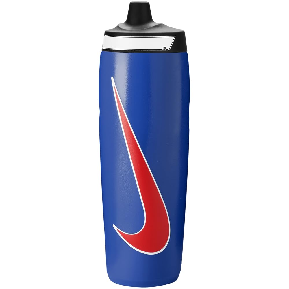NIKE HY9006444 Riful Bottle, 23.7 fl oz (700 ml), Hyper Royal/Black/Fire Red/White