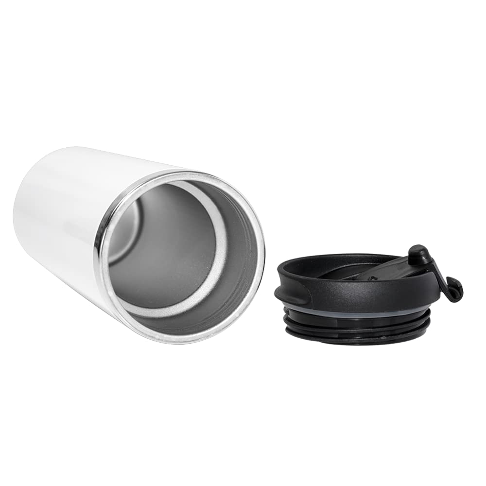 Mr.R 15Oz Sublimation Blanks Tumbler With Lid,Stainless Steel Double Wall Vacuum Insulated Travel Water Bottle Straight Mug,Dura