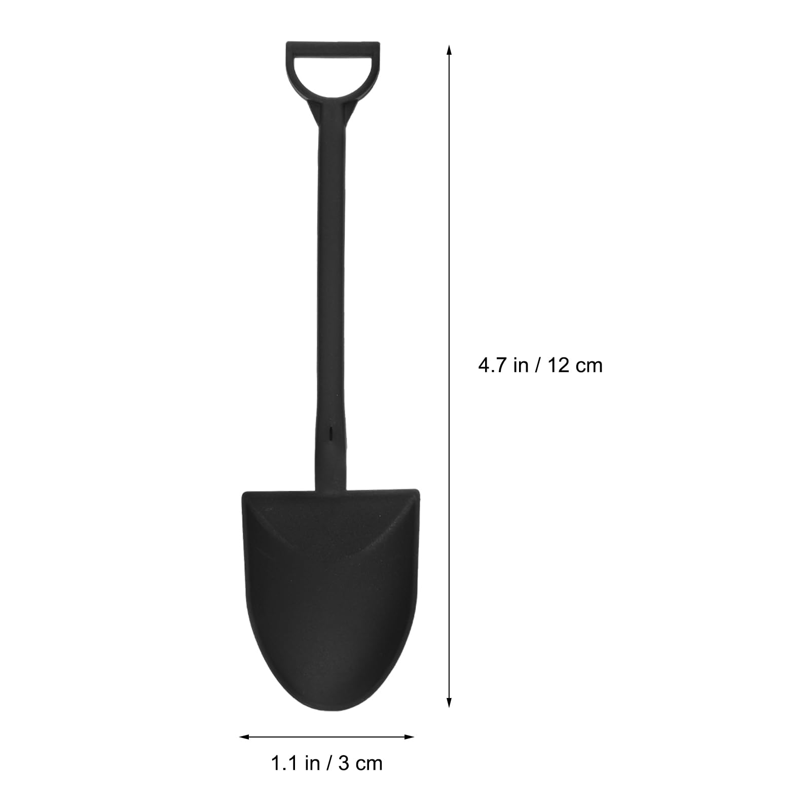 Housoutil 100 Pack Mini Shovel Shape Spoons,Disposable Plastic Dessert Spoon,Plastics Ice Cream Dessert Spoon Shovels, Pudding Y