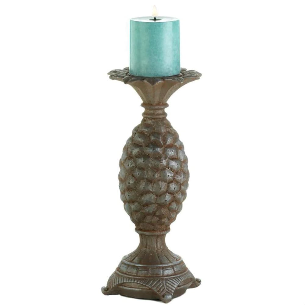 Verdugo Gift 10017288 Large Pineapple Candleholder, Multicolor