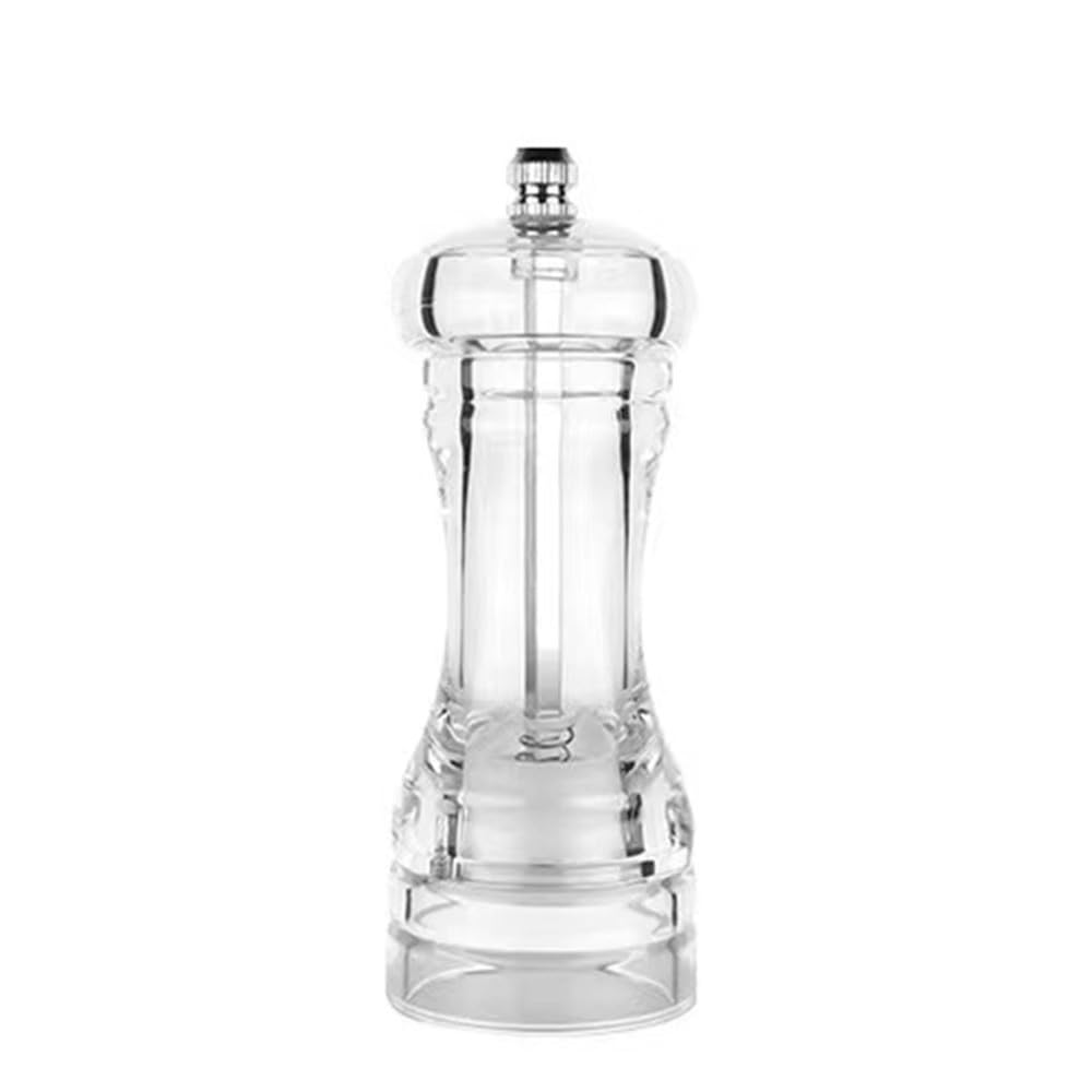 Reizbrto Acrylic Pepper Pepper Mill,Adjustable Coarseness,Ceramic Grinding Mechanism And That Can Be Used For Pepper, Cumin, Sea