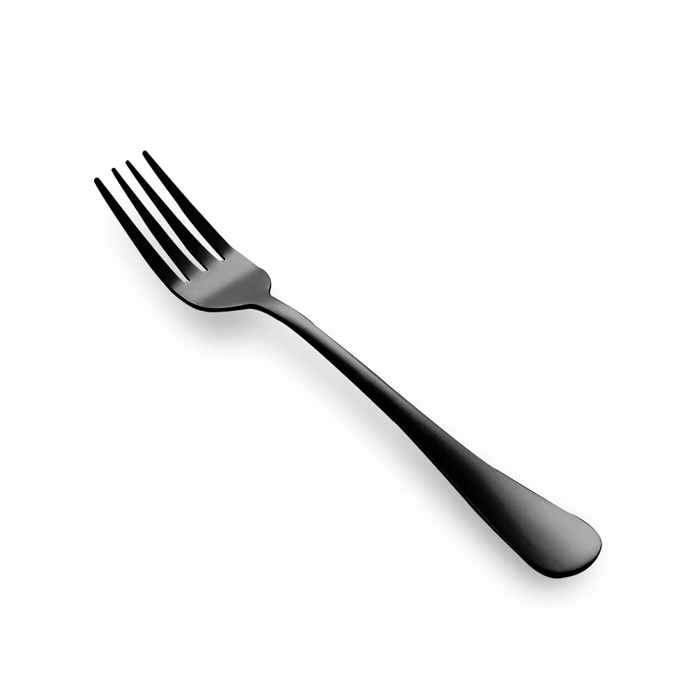 Rygten Qu 12Pcs Bright Silver Dinner Forks Stainless Steel Forks Silverware Forks Flatware Forks Set Of 12, Dishwasher Safe