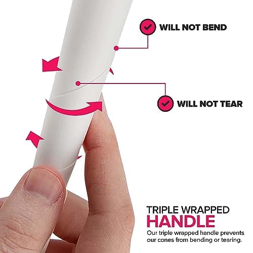 Plain Cotton Candy Cones - Package of 500ct