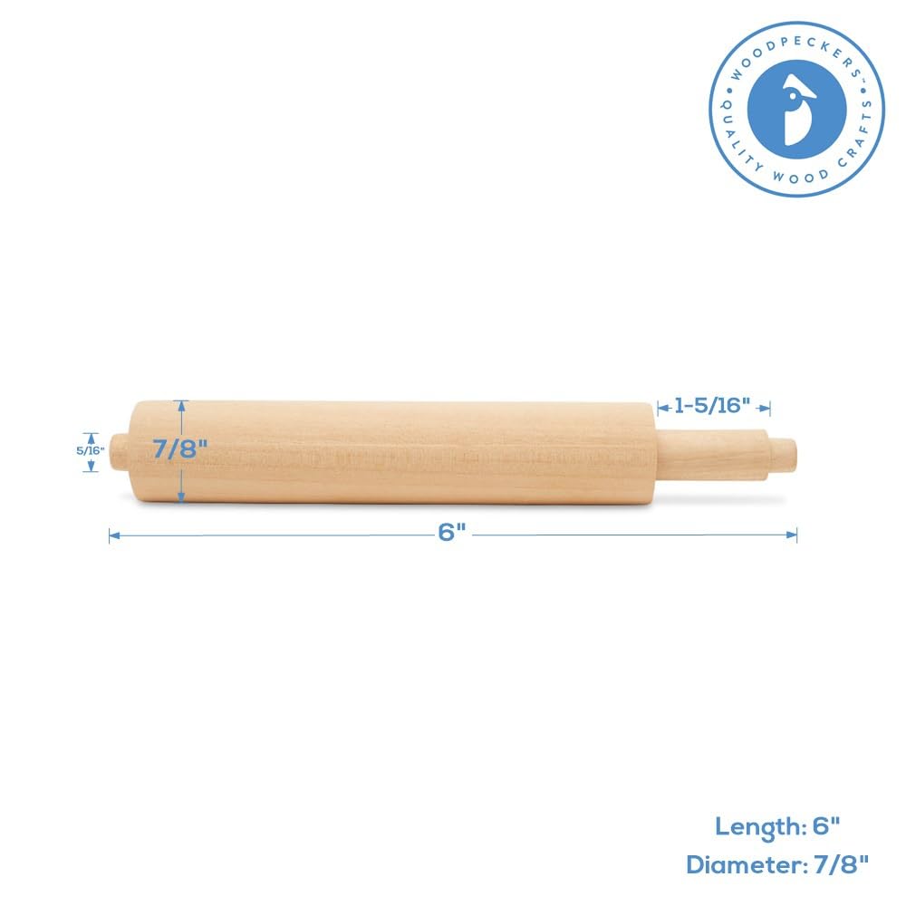 Spring-Loaded Bathroom Toilet Paper Holder Wall Mount Rod 5-Inch, Pack Of 1 Wood Toilet Paper Spring Rod For Replacements, By Wo