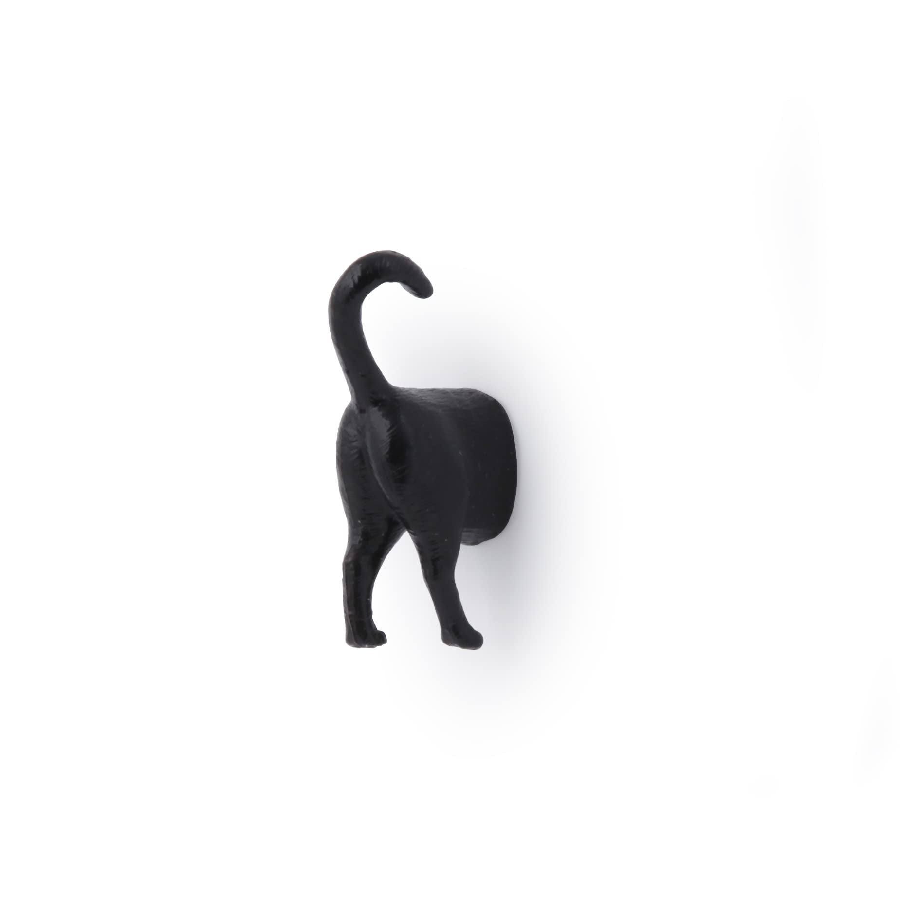 Kikkerland Magnetic Funny Cat Butt Refrigerator Decorative Magnets, Set Of 6, Novelty Gift, Cat Lovers