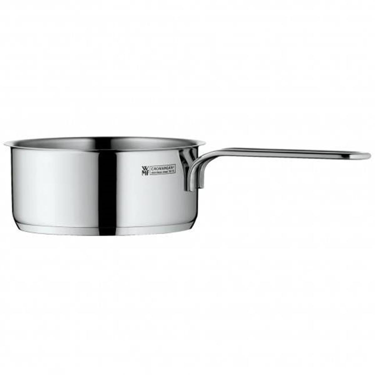 WMF Sauce pan  12 cm Approx. 0,7l Mini Stackable Pouring Rim Cromargan, One, Grey