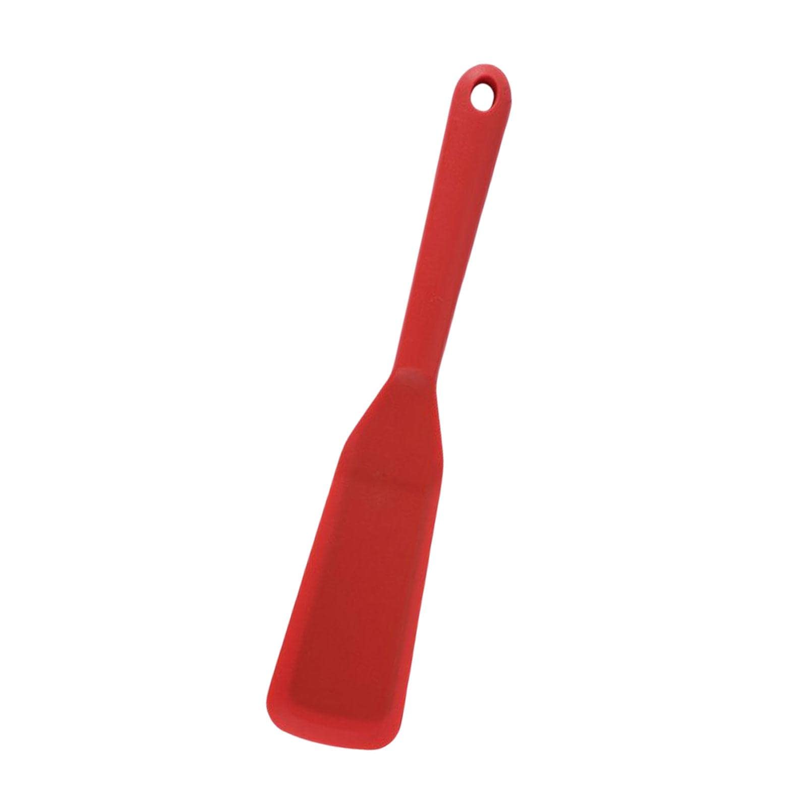 Ujeavette Portable Rubber Spatulas Non Stick Gadget Tableware For Baking Kitchen Red