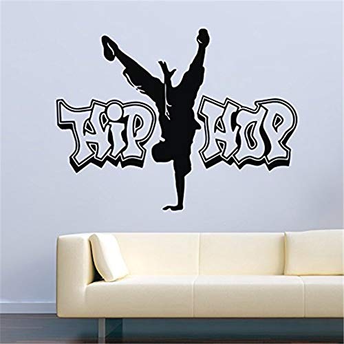Gadgets Wrap Dance Silhouette Dancer Hip Hop Decorative Vinyl Sticker Art Decor Home Decor Removable Living Removable Wall Stick